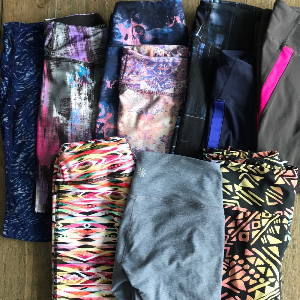 YOGA PANTS BUNDLE 💙🌸💖💕
